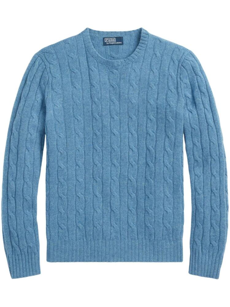 Polo Ralph Lauren cable-knit cashmere jumper - Blue Cover