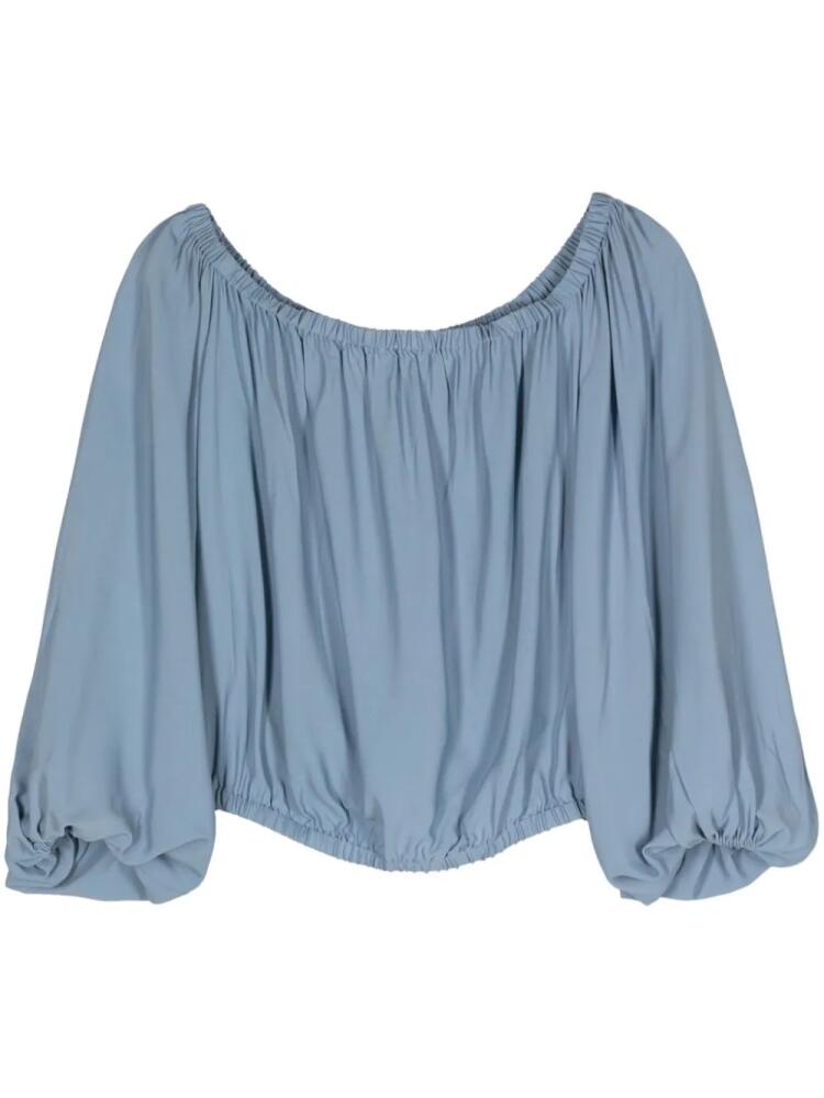 Federica Tosi off-shoulder top - Blue Cover