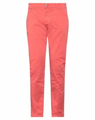 Betwoin Man Pants Salmon pink Cotton, Elastane Cover