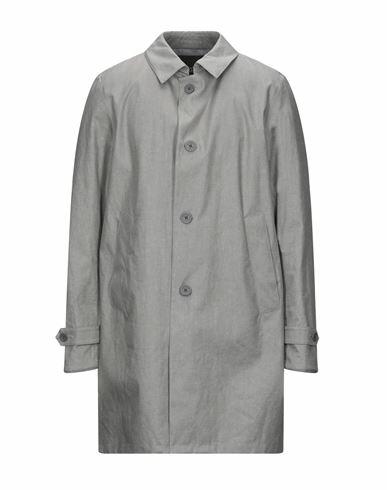 Herno Man Overcoat & Trench Coat Light grey Linen, Polyurethane Cover