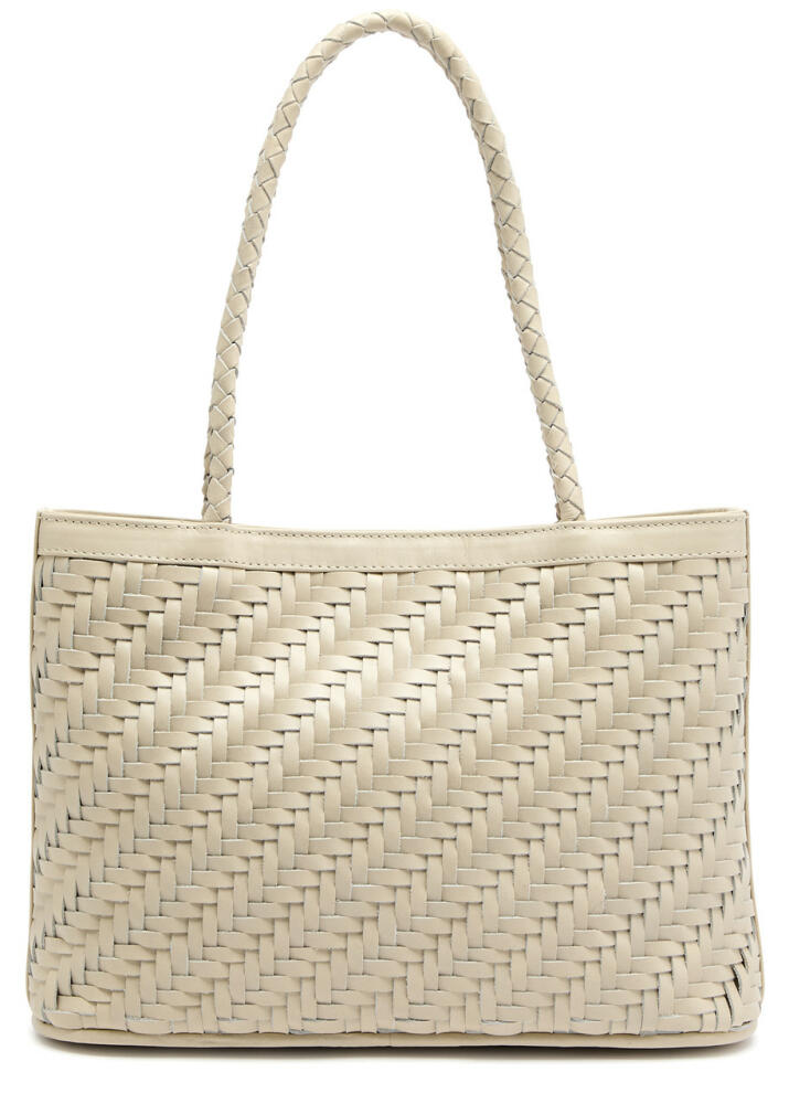 Bembien Ella Woven Leather Tote - Cream Cover