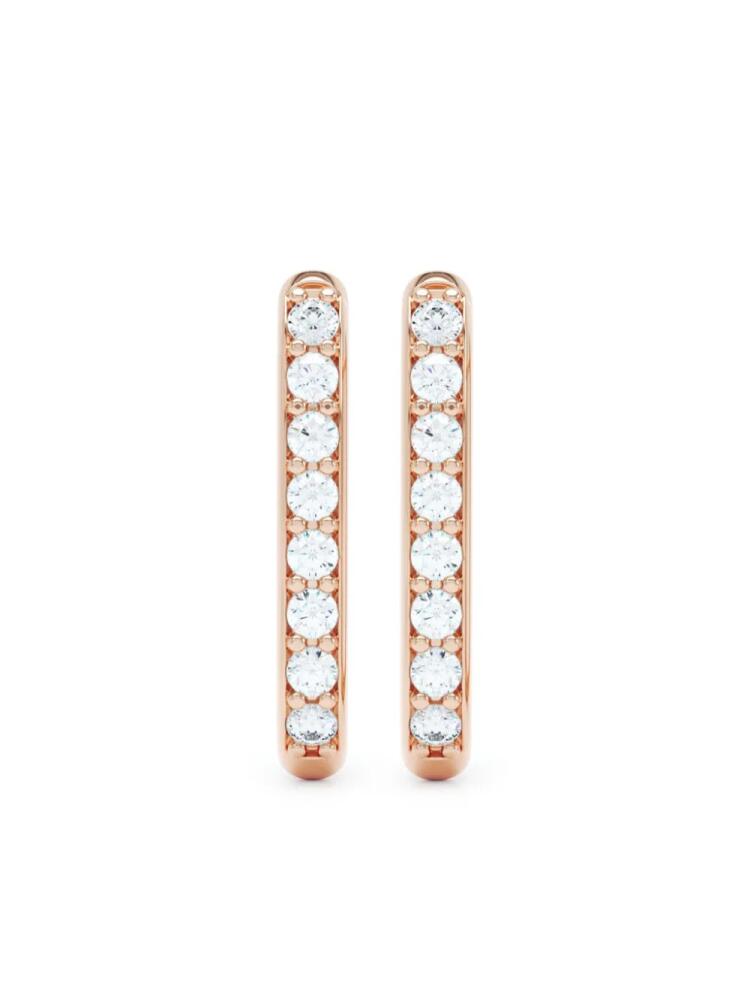 LOEV Allday diamond hoop earrings - Gold Cover