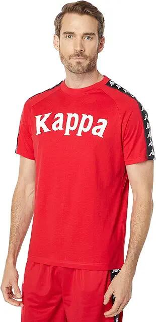 Kappa 222 Banda Balima (Red/Black) Men's T Shirt Cover