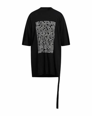 Drkshdw By Rick Owens Man T-shirt Black Cotton Cover