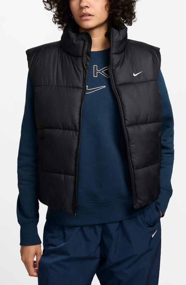 Nike Sportswear Therma-FIT Classic Puffer Vest in Black/White Cover