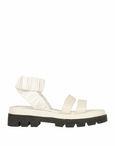 Lemaré Woman Sandals Off white Soft Leather Cover