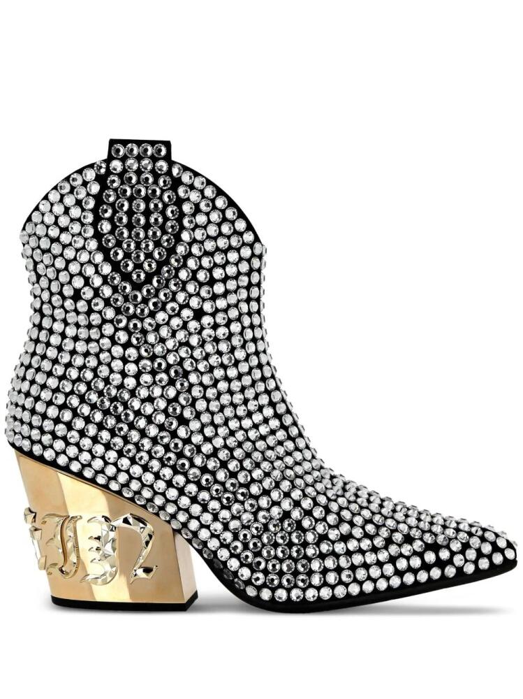 Philipp Plein stud-embellished 90mm boots - Black Cover