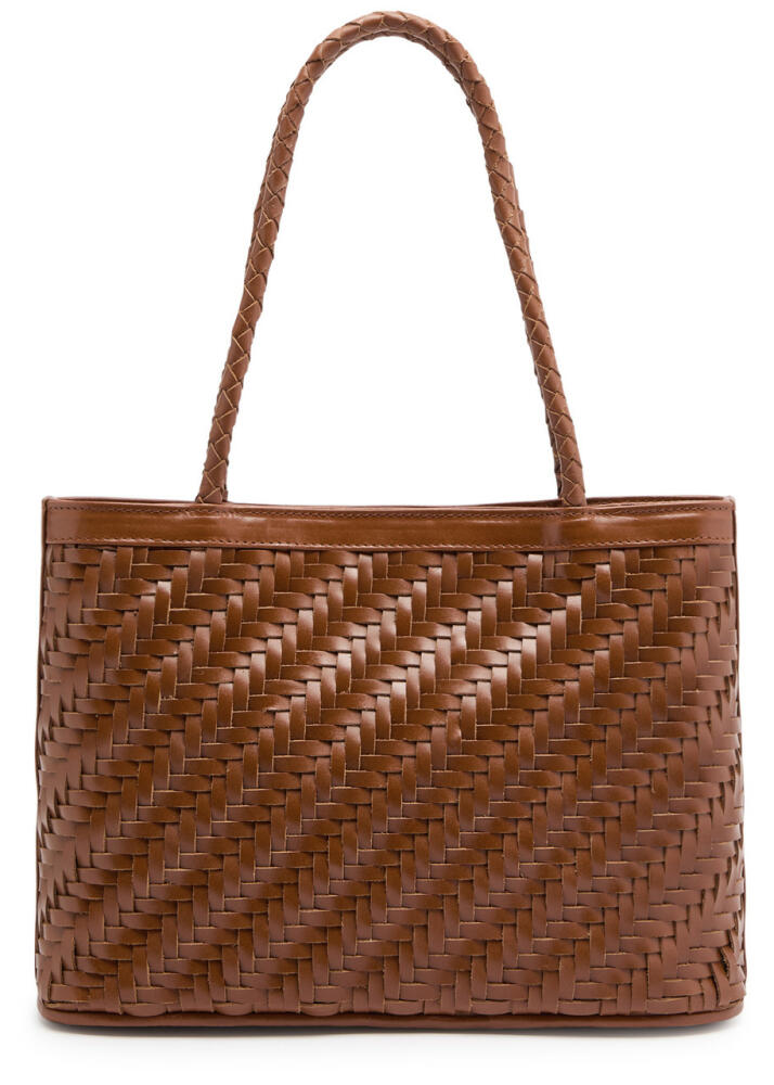 Bembien Ella Woven Leather Tote - Brown Cover