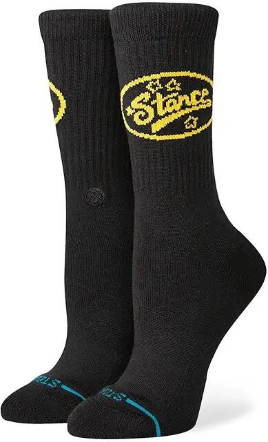 Stance Stardom Crew (Black) Women's Crew Cut Socks Shoes Cover