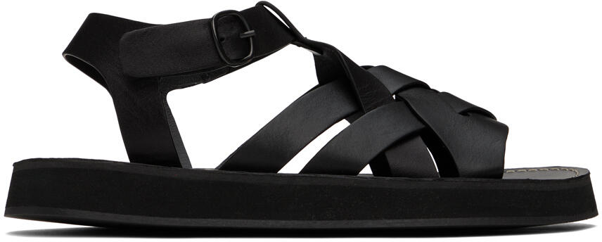 HEREU Black Beltra Sandals Cover