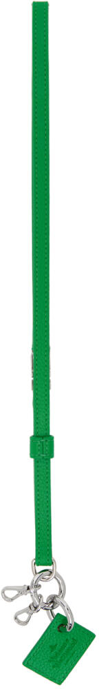 Vivienne Westwood Green Re-Vegan Lanyard Tag Keychain Cover