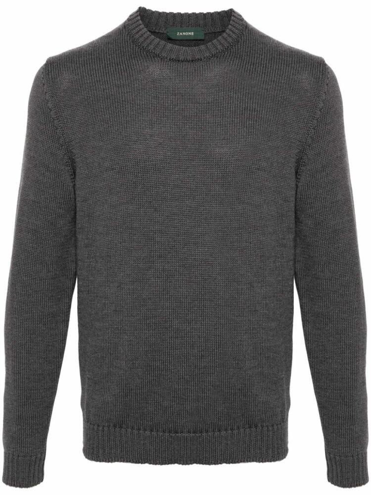 Zanone virgin-wool sweater - Grey Cover