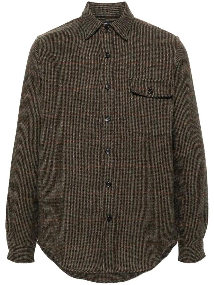 Polo Ralph Lauren check-pattern wool shirt - Brown Cover