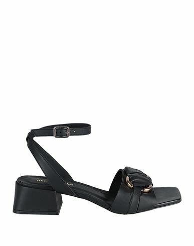 Bruno Premi Woman Sandals Black Sheepskin Cover