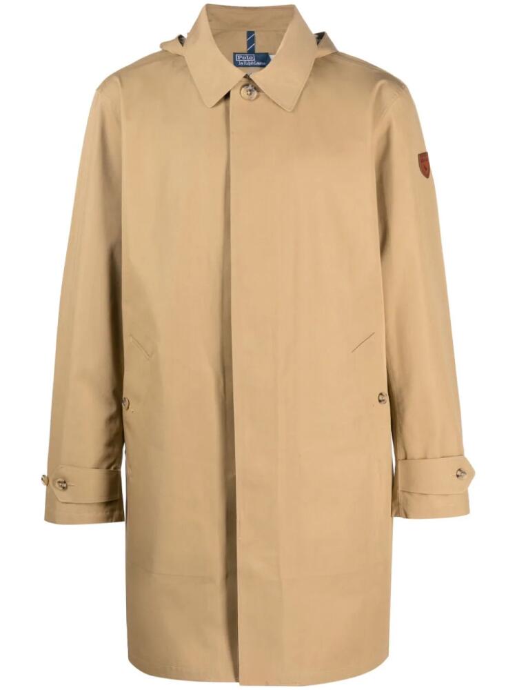 Polo Ralph Lauren hooded single-breasted coat - Neutrals Cover