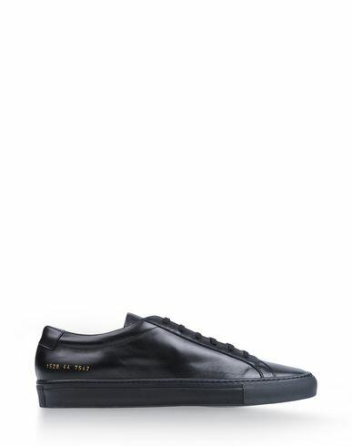 Common Projects Man Sneakers Black Soft Leather Cover