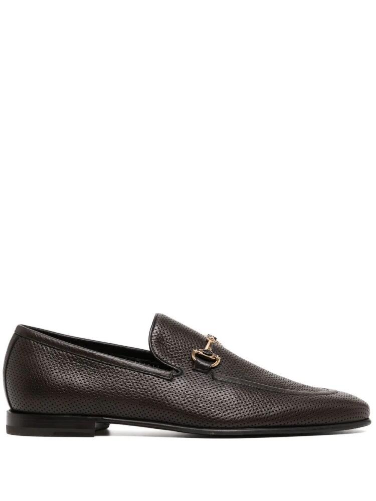 Barrett horsebit-buckle leather loafers - Brown Cover