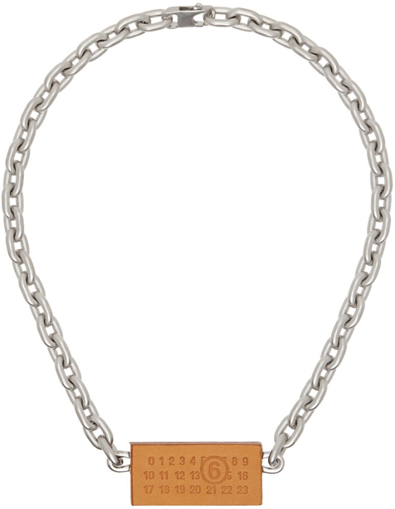 MM6 Maison Margiela Silver Chain Necklace Cover