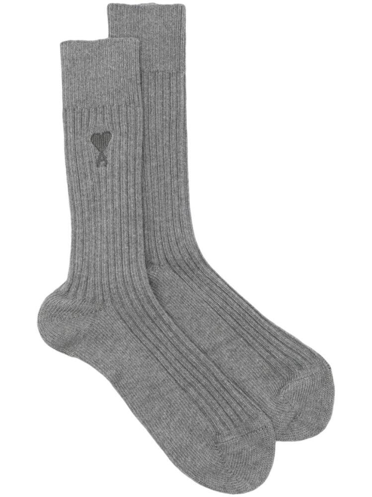 AMI Paris Ami De Coeur socks - Grey Cover