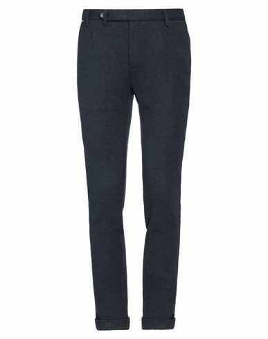 At. p.co Man Pants Midnight blue Cotton, Polyamide Cover