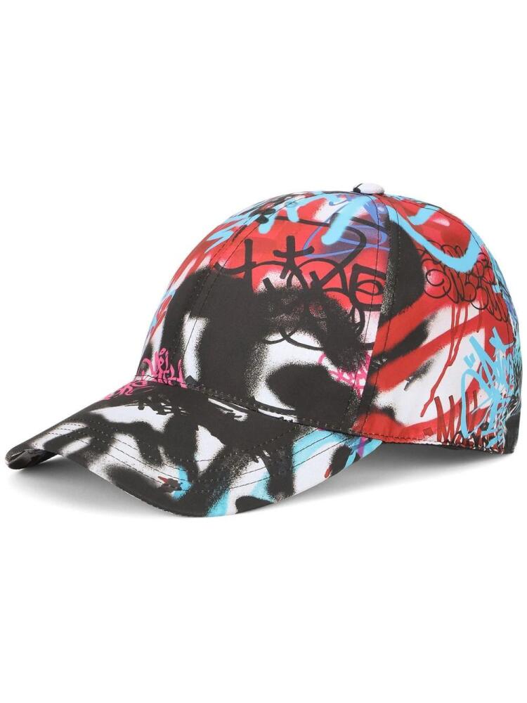 Dolce & Gabbana graffiti-print baseball cap - Black Cover