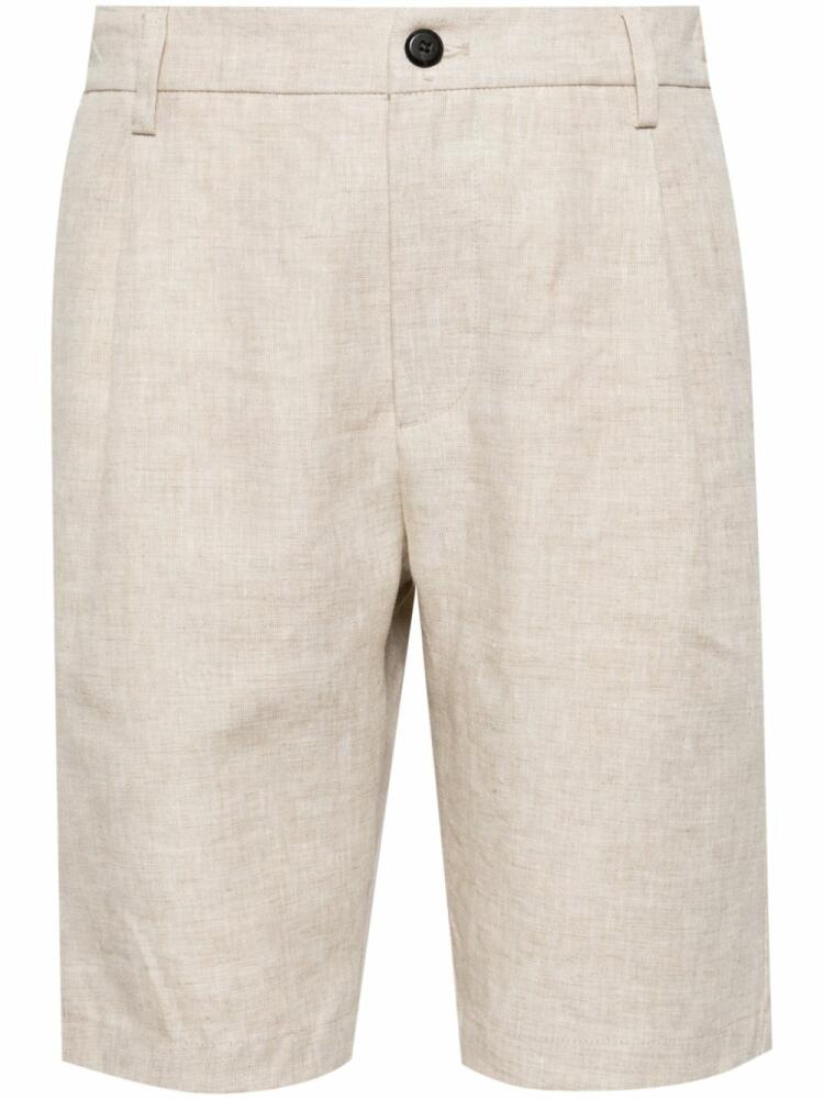 Eleventy linen bermuda shorts - Neutrals Cover