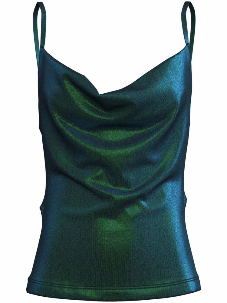 Margherita MACCAPANI Lurex camisole top - Green Cover