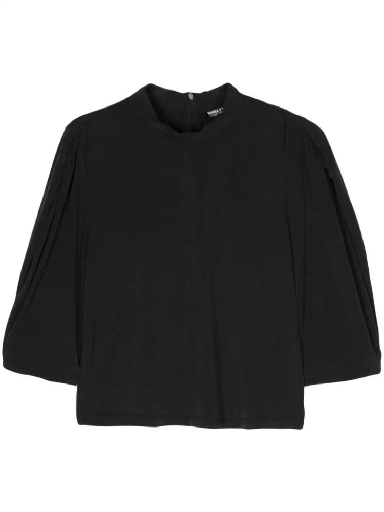 Bimba y Lola pleated-shoulder T-shirt - Black Cover