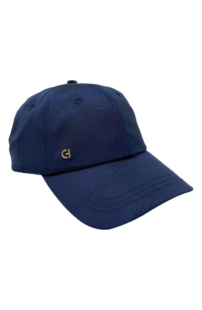 Cole Haan Faille Baseball Cap in Evening Blue Cover