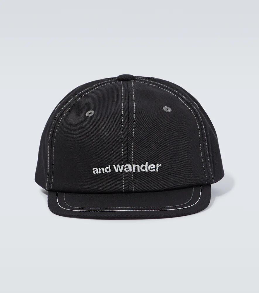 And Wander Logo cotton twill cap Cover