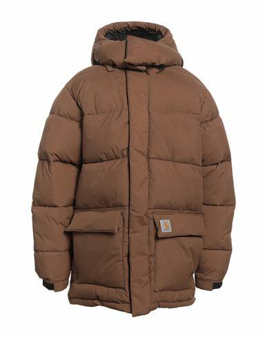 Carhartt Man Puffer Brown Nylon Cover