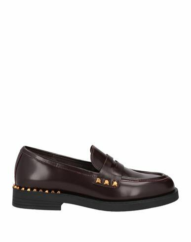 Ash Woman Loafers Burgundy Calfskin Cover