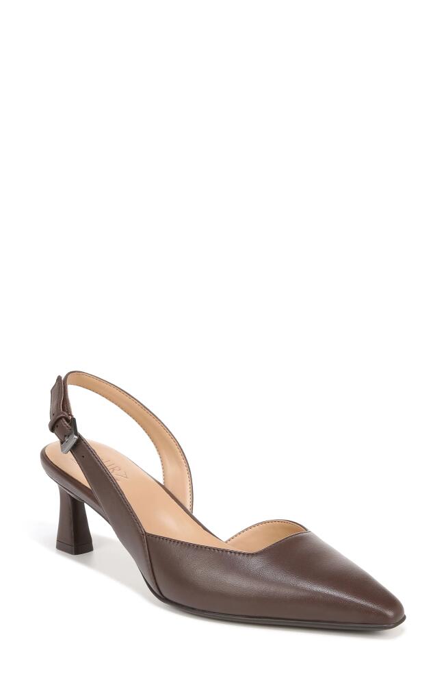 Naturalizer Dalary Slingback Pump - Wide Width Available in Mocha Leather Cover