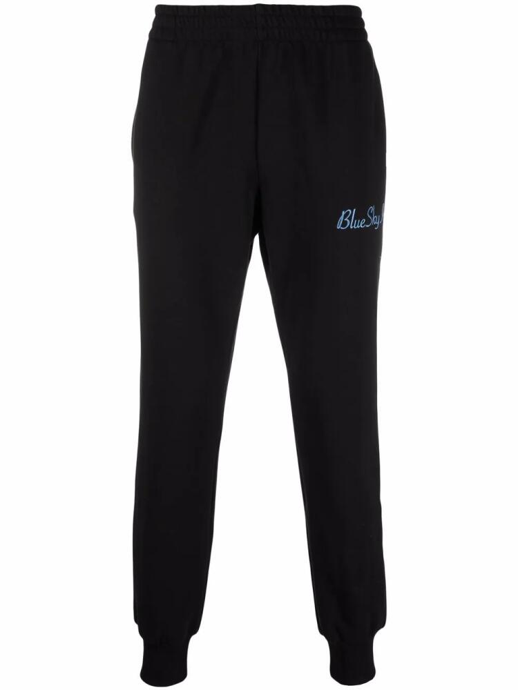 BLUE SKY INN logo-print track pants - Black Cover