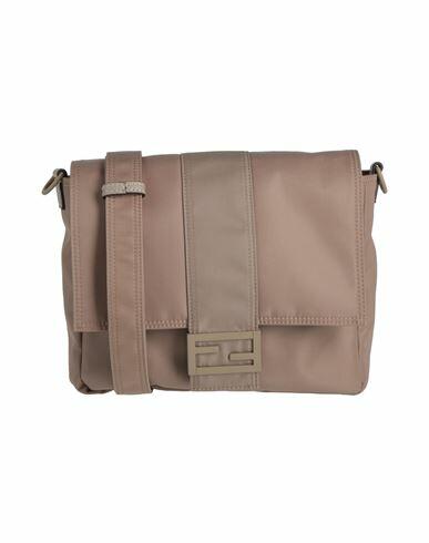 Fendi Woman Cross-body bag Khaki ECONYL Cover