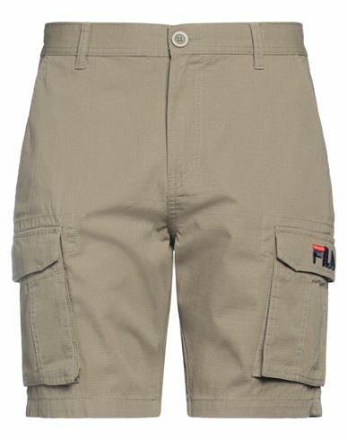 Fila Man Shorts & Bermuda Shorts Khaki Cotton Cover