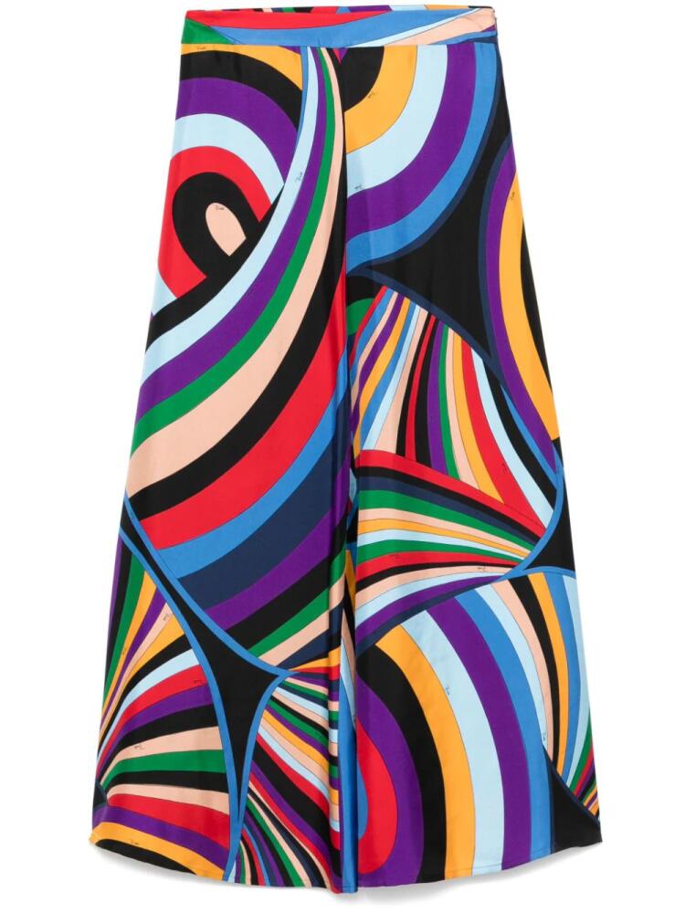 PUCCI Iride-print trousers - Black Cover