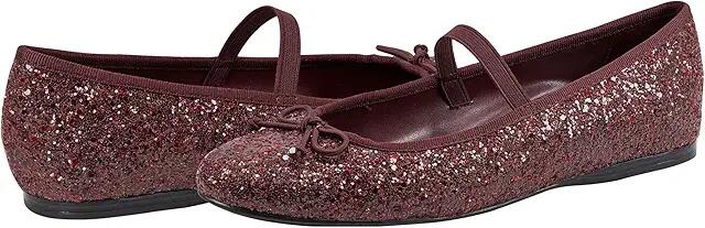 Bandolino Phalon (Dark Red Glitter) Women's Flat Shoes Cover