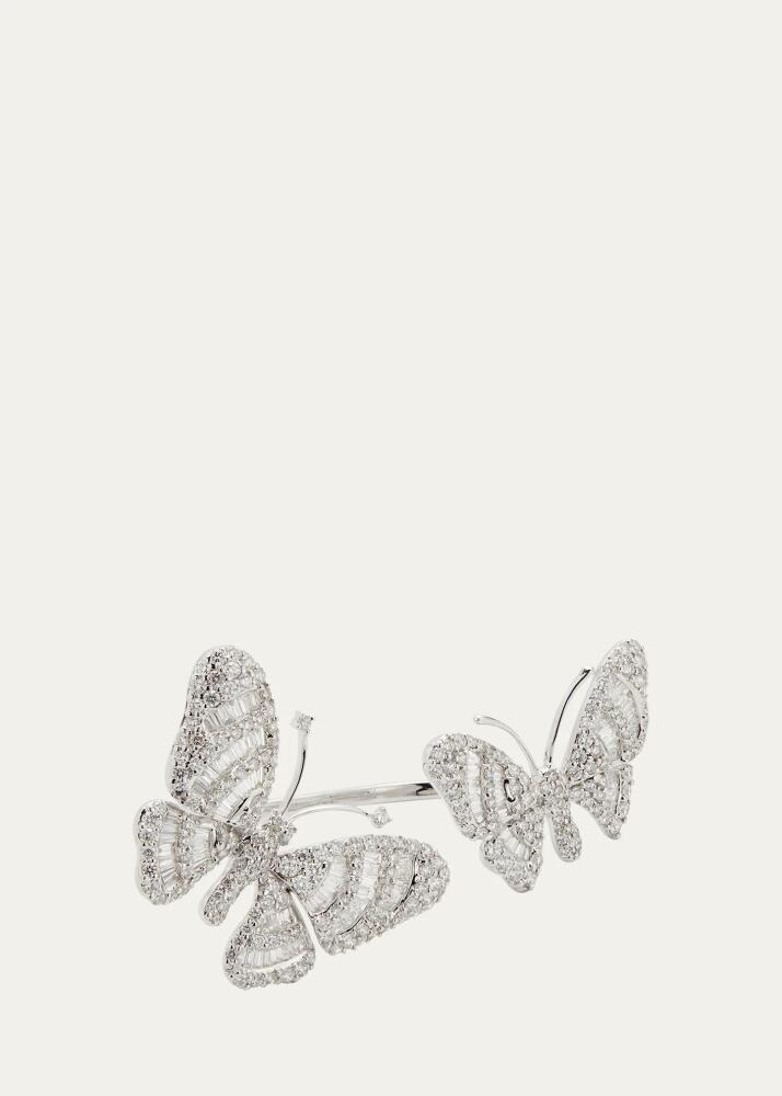 Stefere Butterfly Collection Diamond Ring in White Gold Cover