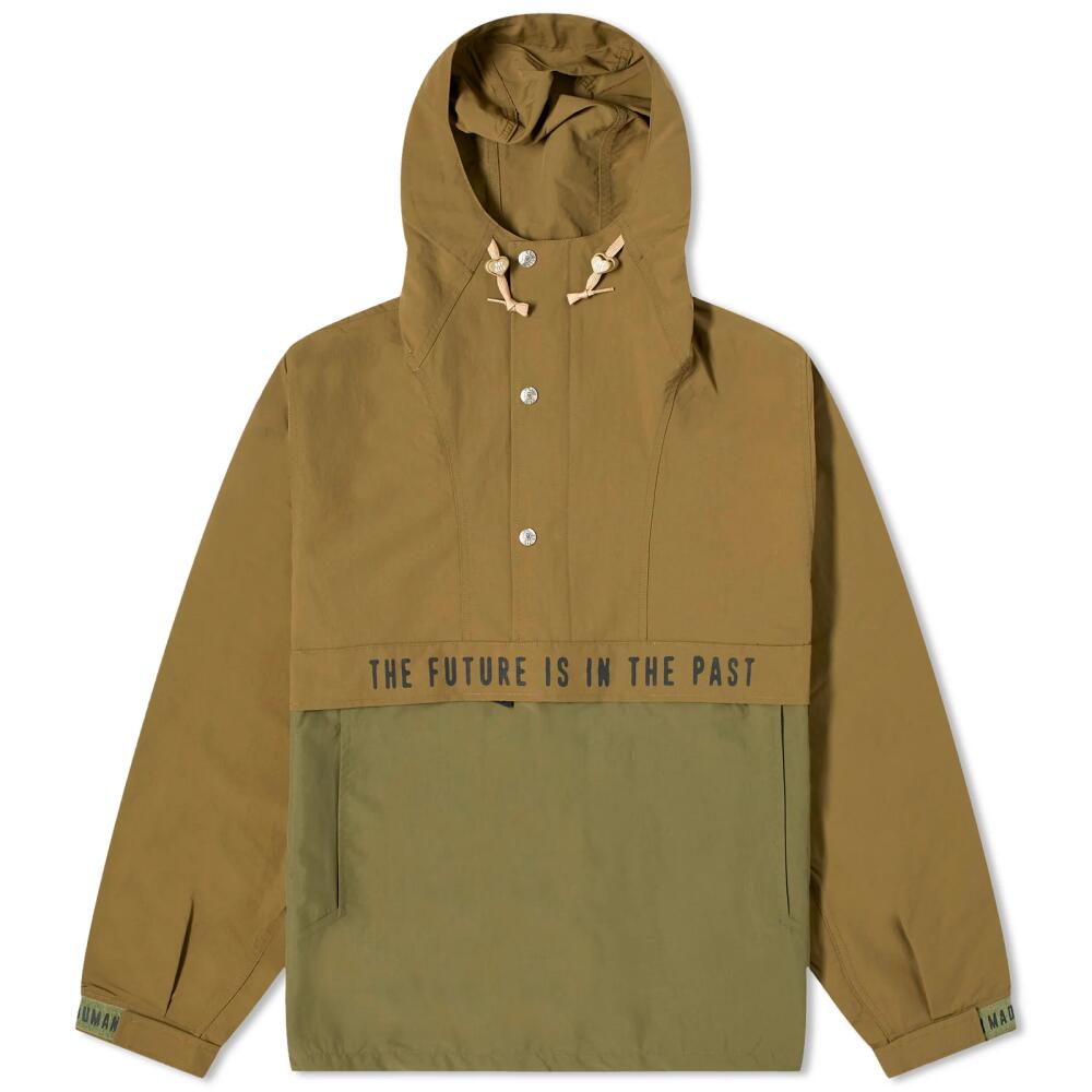 Human Made Men's Anorak Parka Jacket in Olive Drab Cover