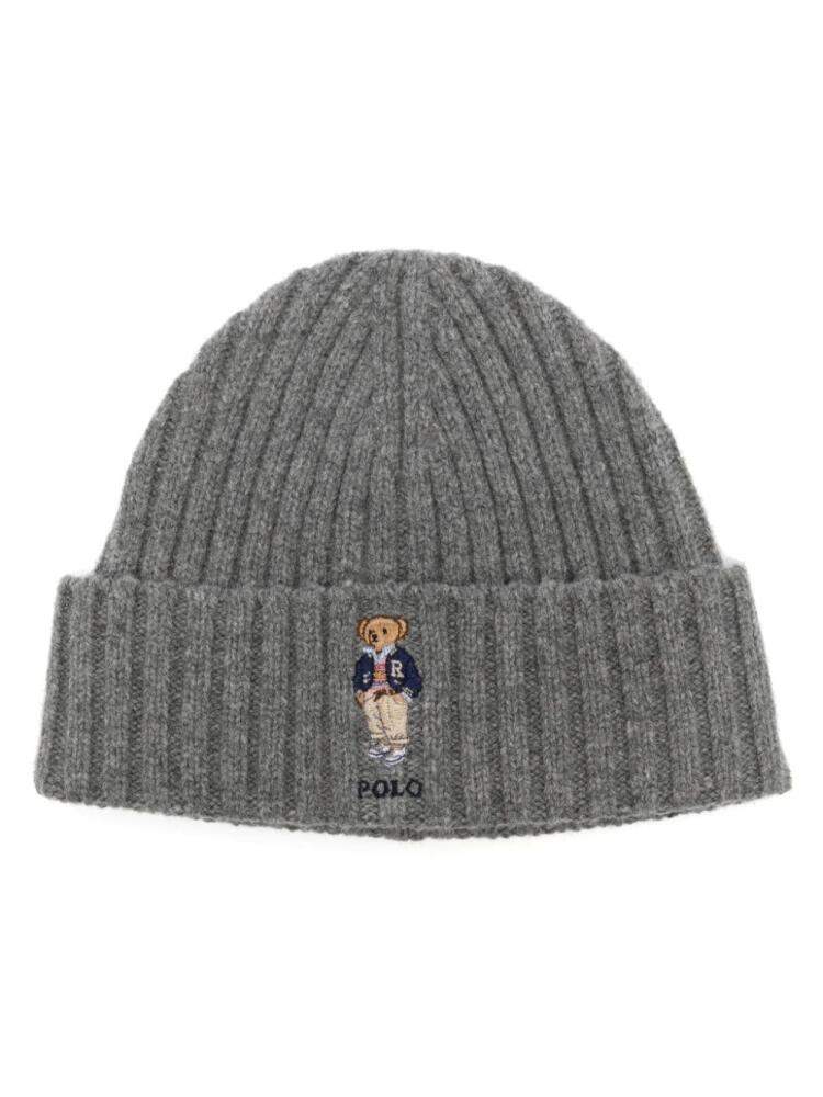 Polo Ralph Lauren Polo-Bear-motif beanie - Grey Cover