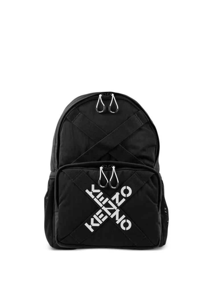 Kenzo Sport Logo-print backpack - Black Cover