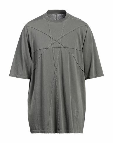 Drkshdw By Rick Owens Man T-shirt Grey Cotton Cover