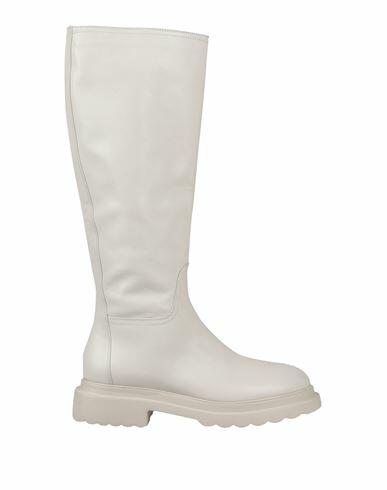 Pomme D'or Woman Boot Light grey Soft Leather Cover