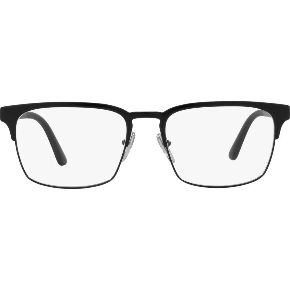 Prada 55mm Square Optical Glasses in Matte Black Cover