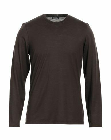 Barba Napoli Man T-shirt Cocoa Virgin Wool Cover