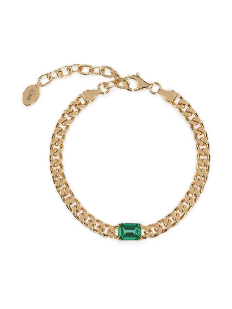 VEYNOU 14kt yellow gold Eden Oasis emerald bracelet Cover