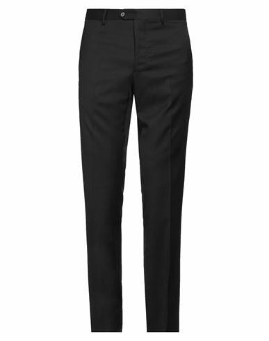 Tagliatore Man Pants Black Super 110s Wool Cover