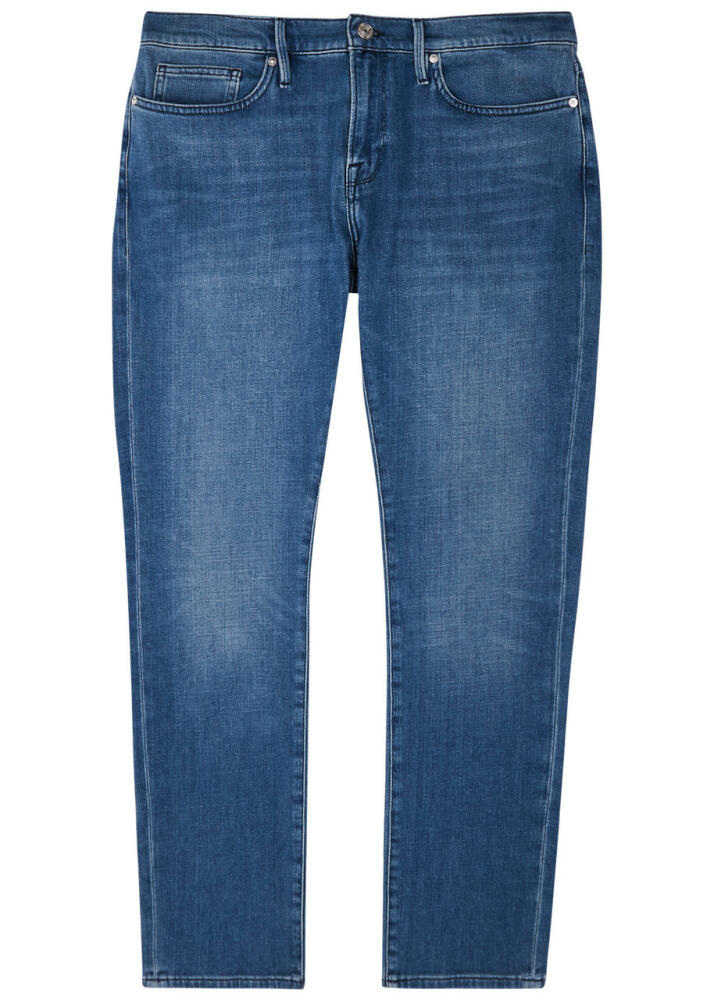 Frame L'Homme Slim-leg Jeans - Mid Blu Cover