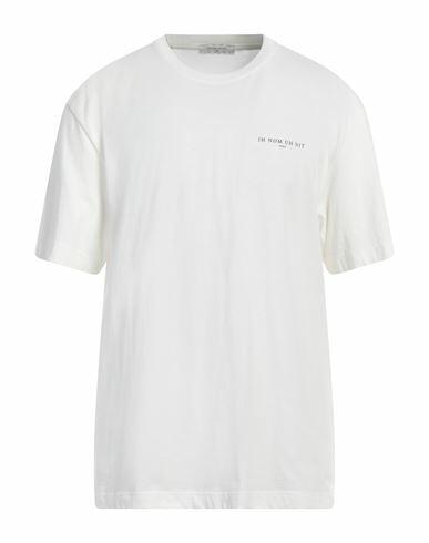 Ih Nom Uh Nit Man T-shirt Ivory Cotton, Elastane Cover